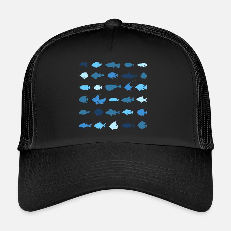 Die kleinen Fische - Trucker Cap - Schwarz/Schwarz