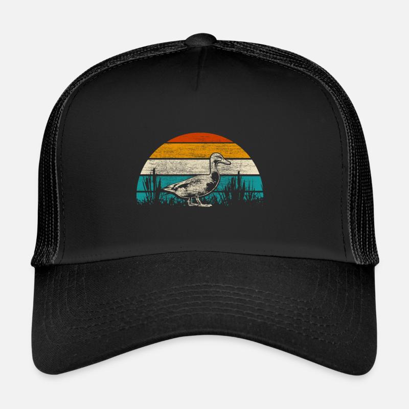 Duck Feeding Animals Gift Trucker Cap