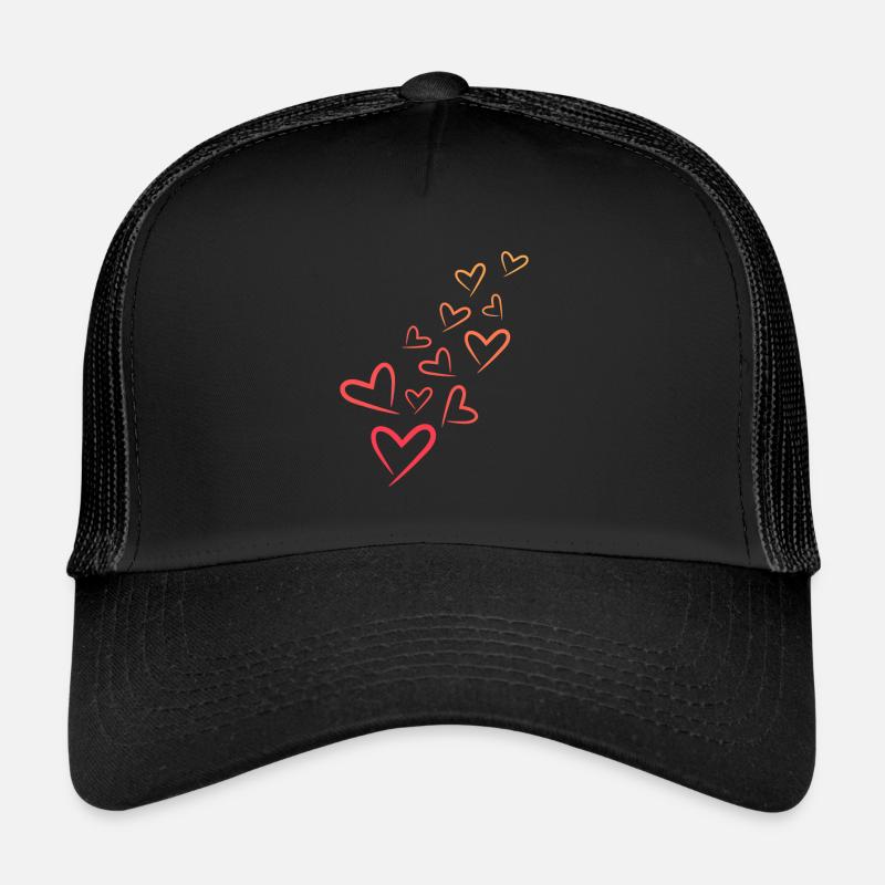 Herzchen Herz Muster Trucker Cap