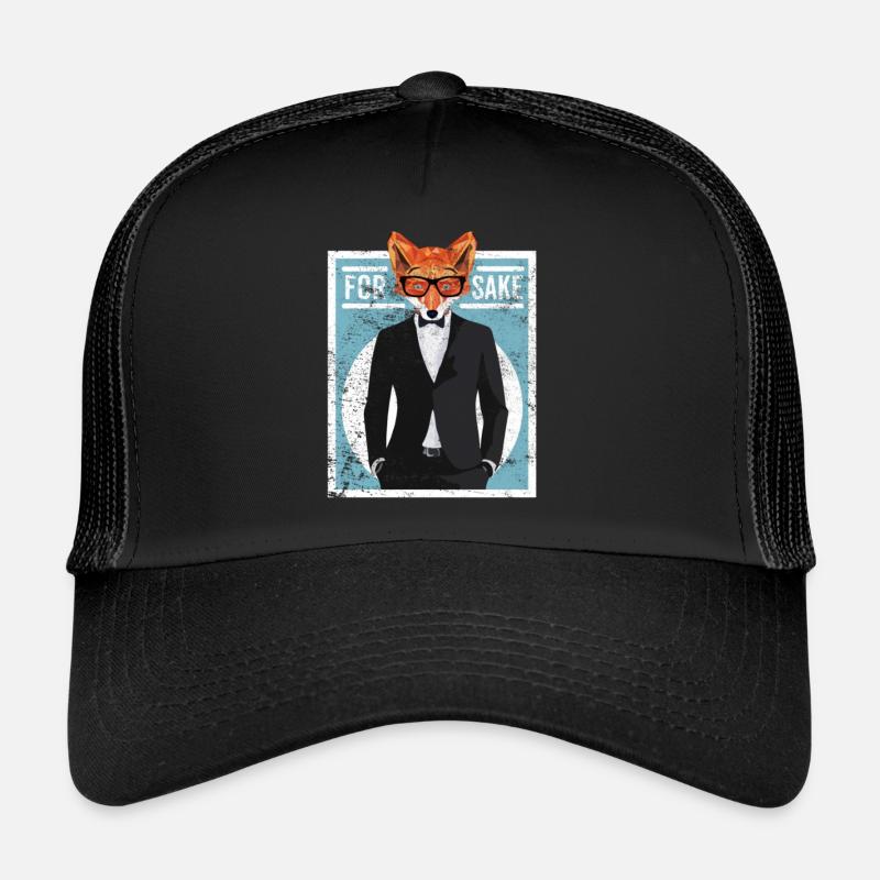 Renard animal Abstrait Casquette trucker 