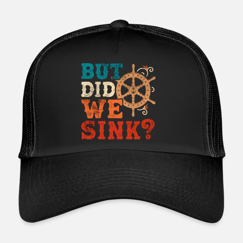 Sinken - Trucker Cap - Schwarz/Schwarz