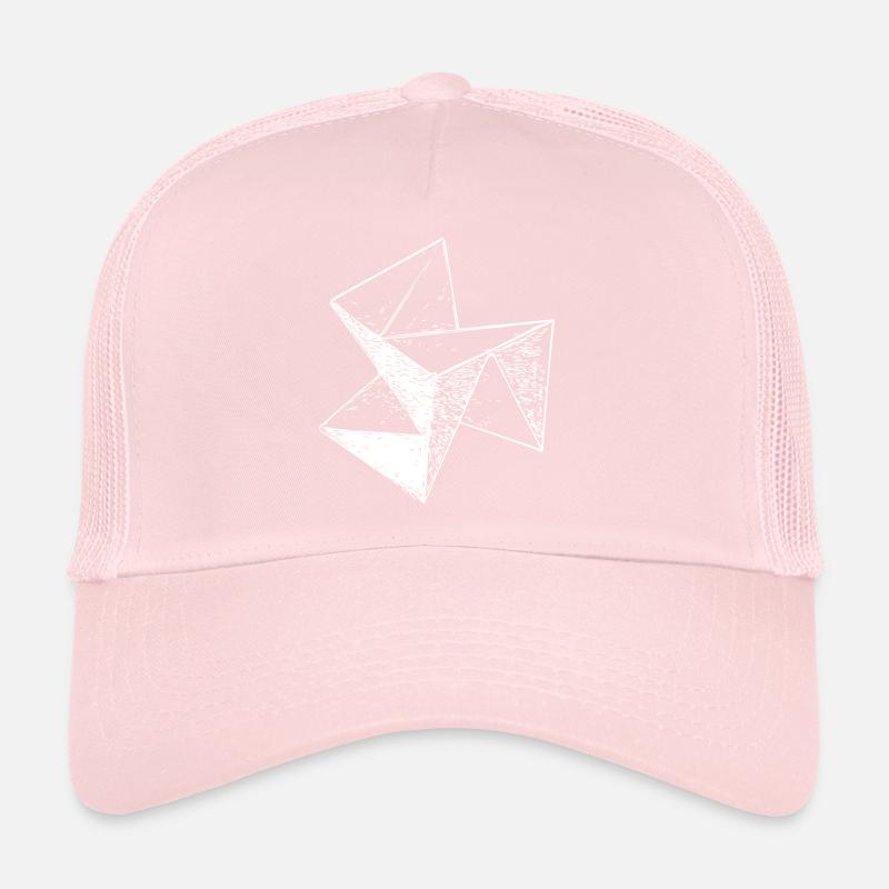 3d Triangle Vintage Cube structure Casquette trucker 