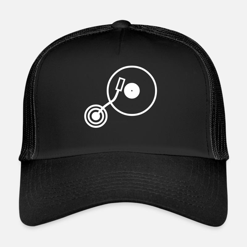 Vinyle - Casquette trucker  - noir/noir
