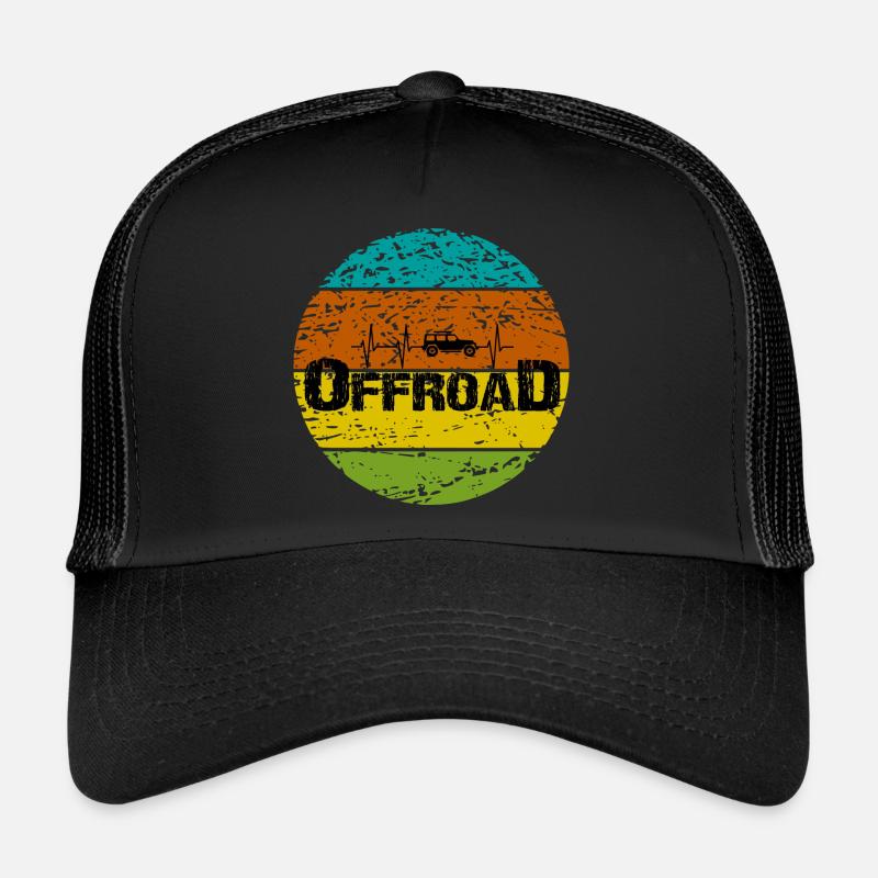 Offroad - Trucker Cap - Schwarz/Schwarz