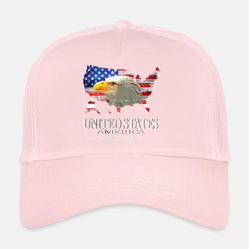 États-Unis États-Unis Drapeau De l’Aigle Casquette trucker 