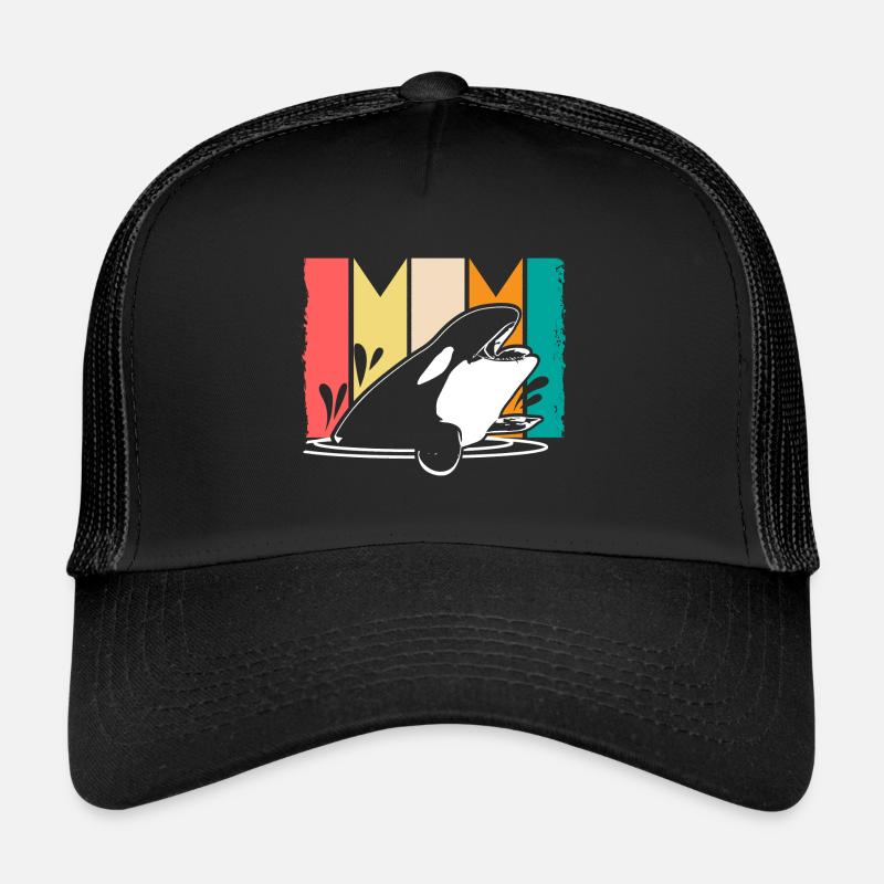 Protection des animaux marins Orca Casquette trucker 