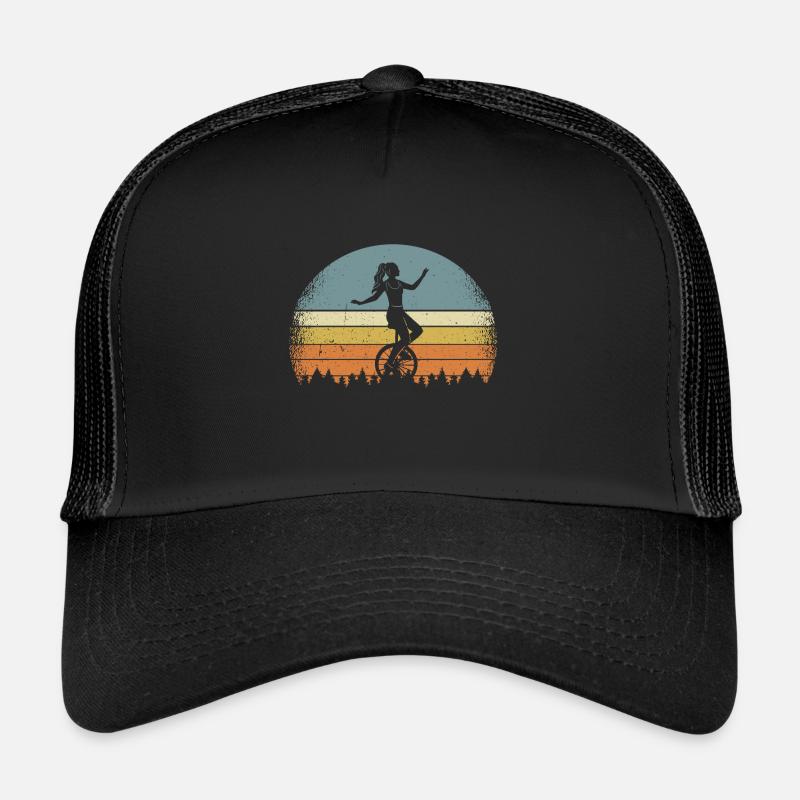 Einrad Einradfahrerin Einradfahren Einradfahrer Trucker Cap
