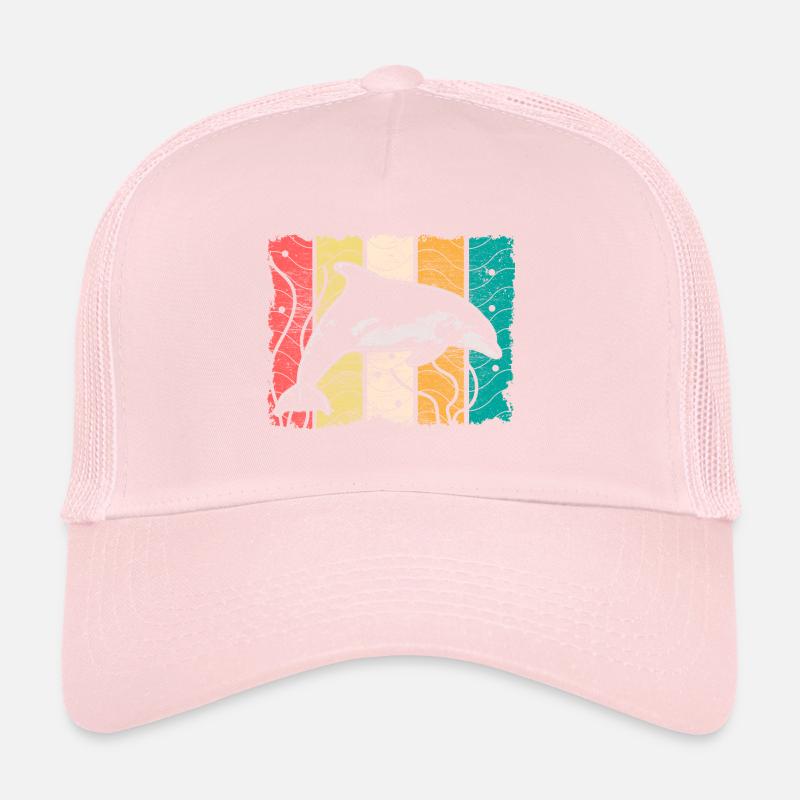 Dolphin Diving Gift Idea Trucker Cap