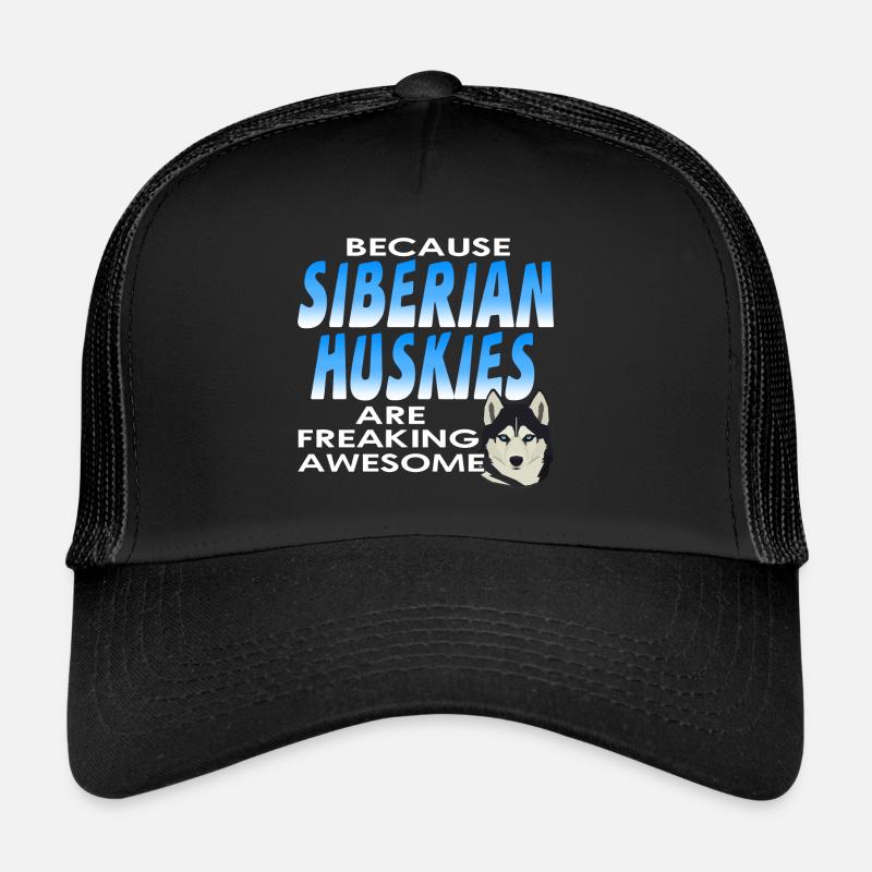 Siberian husky Trucker Cap