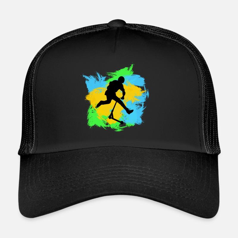 Freestyle-Roller - Trucker Cap - Schwarz/Schwarz