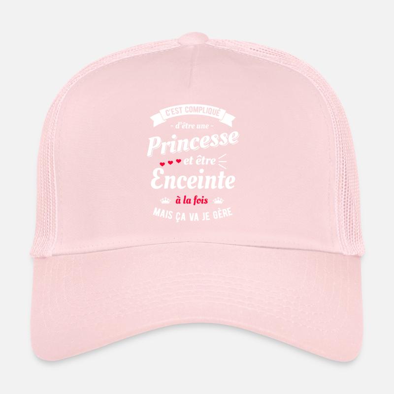 PRINCESSE ET ENCEINTE Casquette trucker 