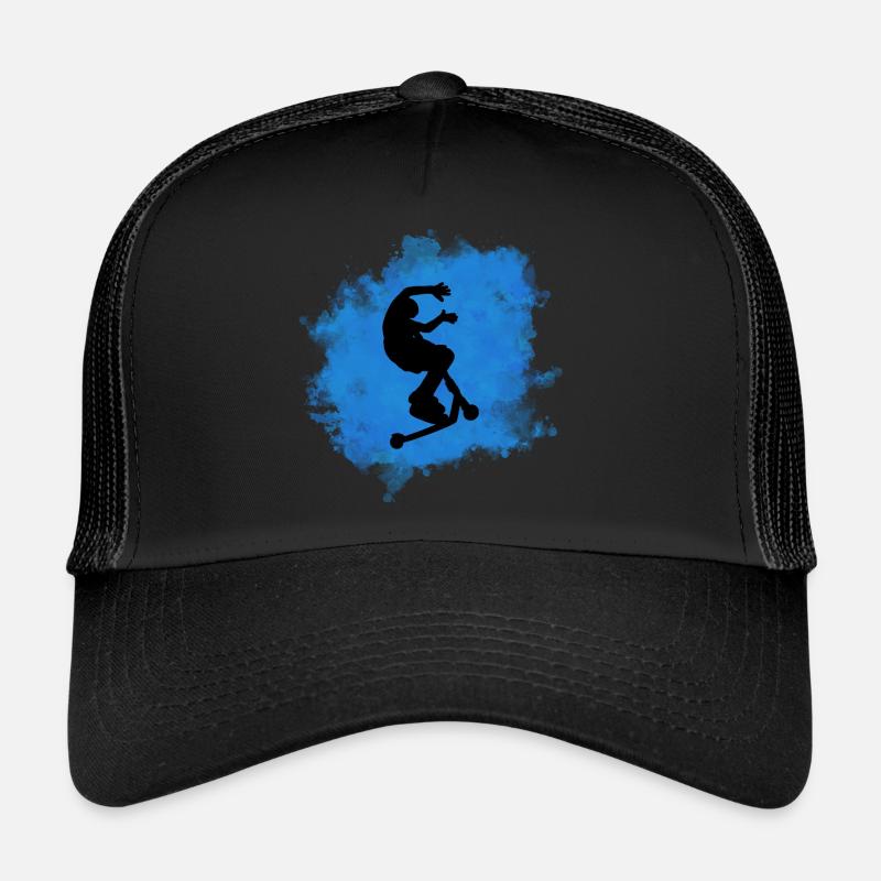 Freestyle-Roller - Trucker Cap - Schwarz/Schwarz