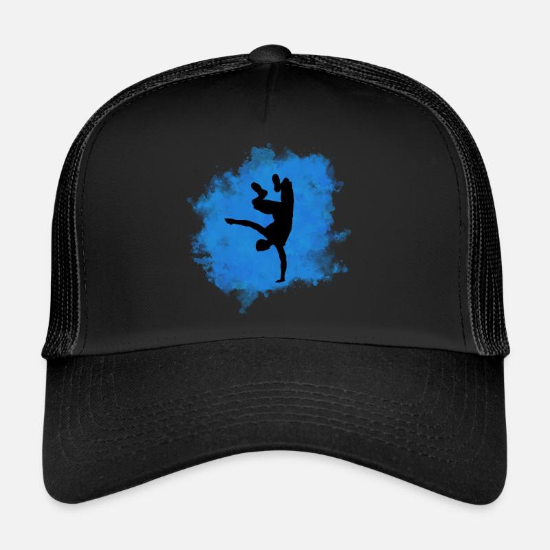 Hip Hop - Trucker Cap - Schwarz/Schwarz
