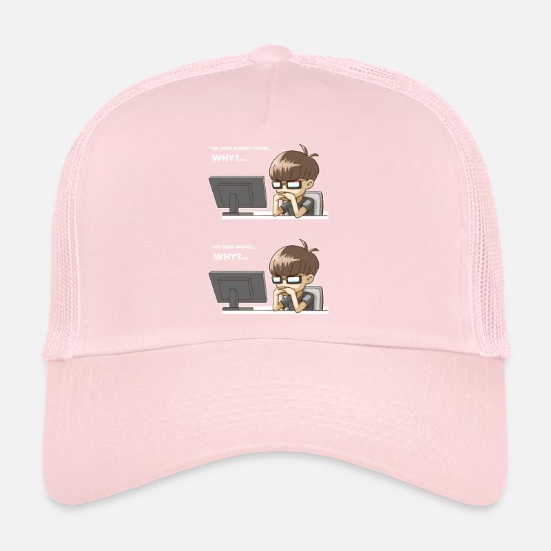 Drôle de code de programmation fonctionne pourquoi Casquette trucker 