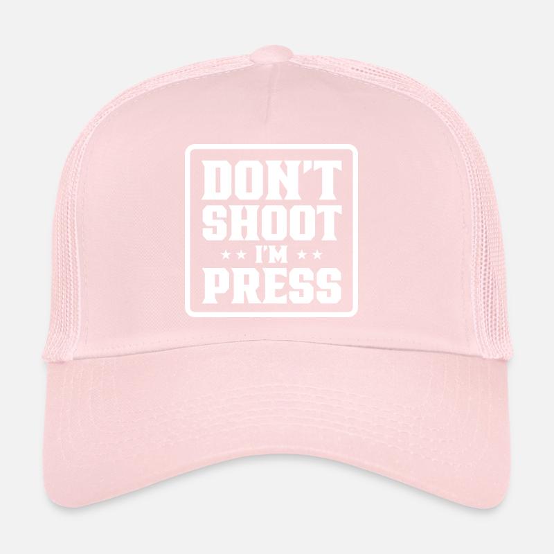 Erschieß Mich Nicht Ich Bin Presse Beruf Medien Trucker Cap