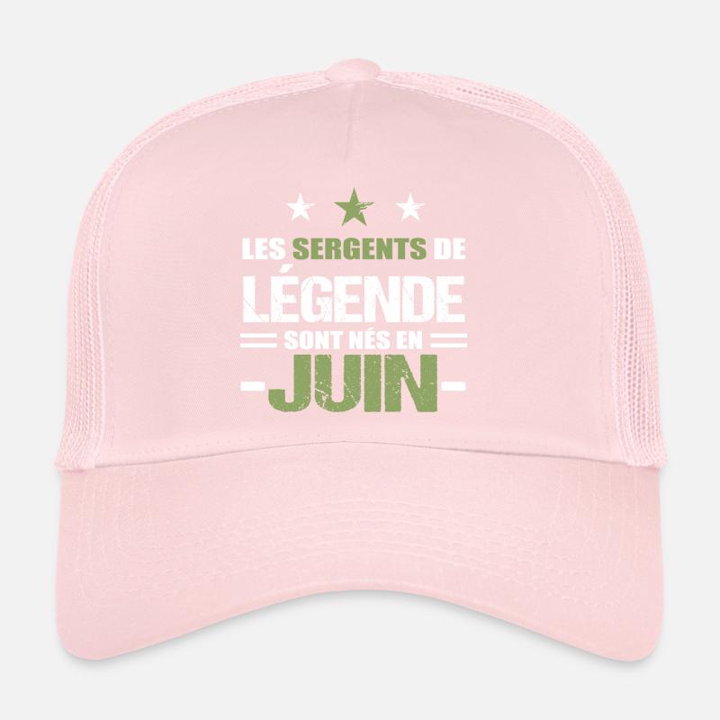 Sergent cadeau anniversaire juin militaire Casquette trucker 