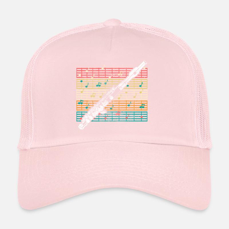Flöte Musik Trucker Cap