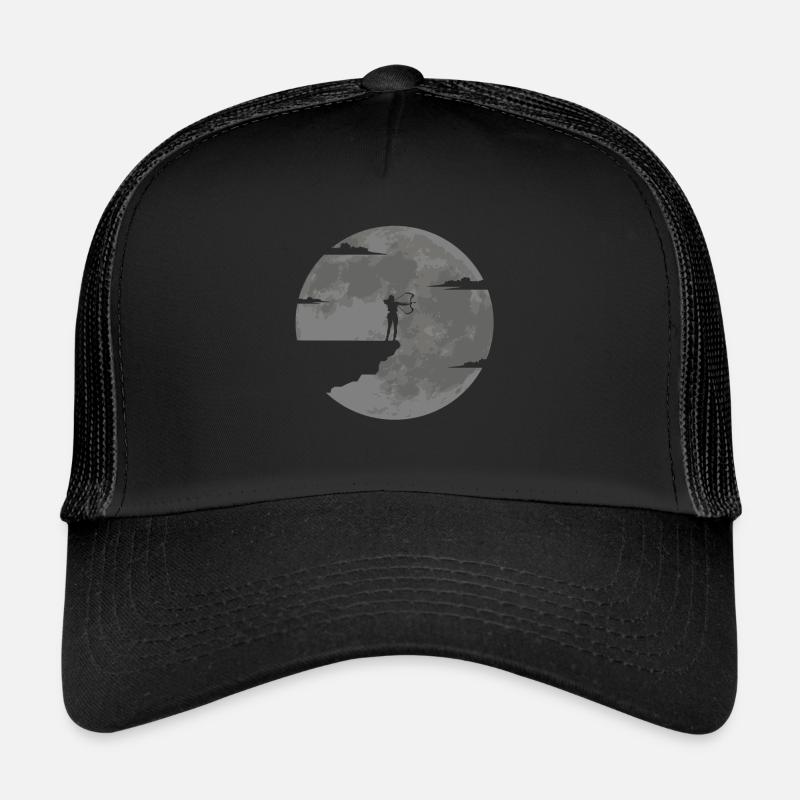 Tir à l’arc Archer - Casquette trucker  - noir/noir