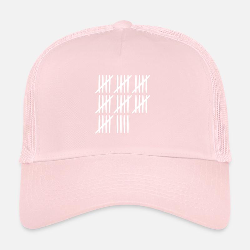 39 anniversaire Liste-barres - 39 ans Casquette trucker 