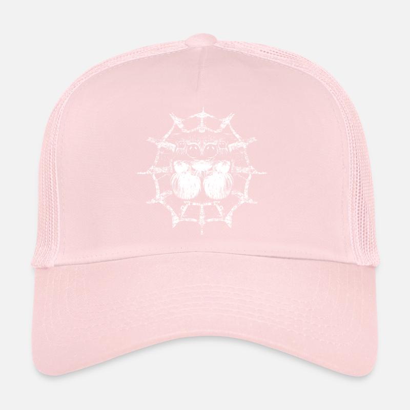 Creepy spider with cool spider web Trucker Cap
