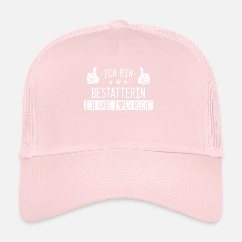 Bestatter Bestatterin Bestatten Beruf Spruch Trucker Cap