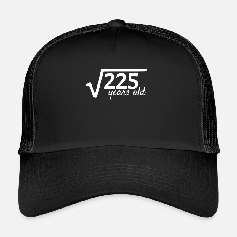 15 Geburtstag - 15 Jahre alt - Trucker Cap - Schwarz/Schwarz
