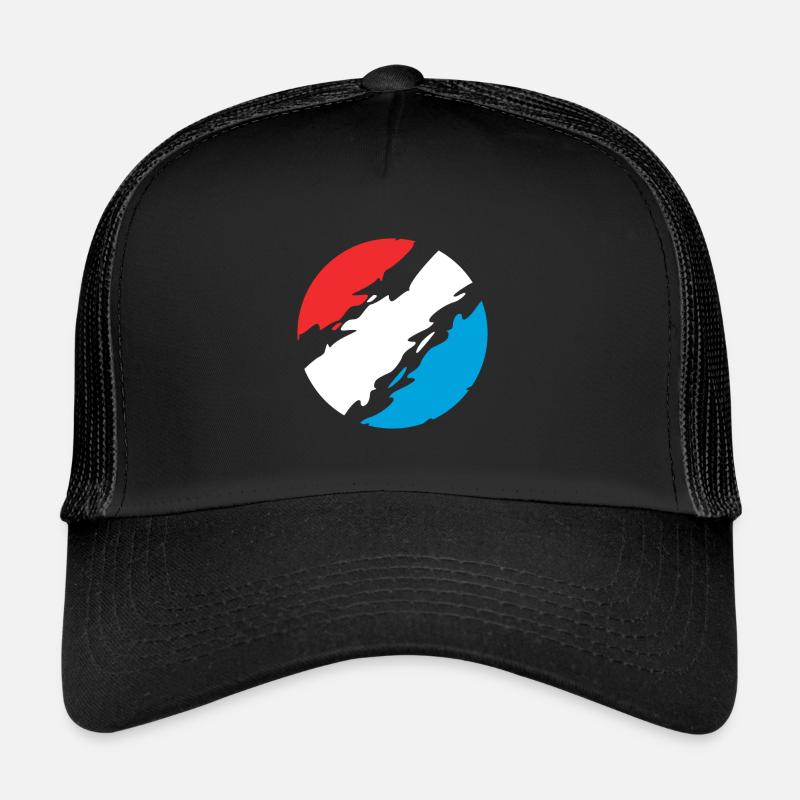 Luxembourg Couleurs drapeau drapeau Casquette trucker 