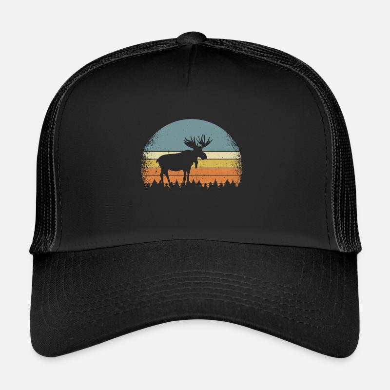 Orignal Elche Orignal Vache d’Orignasse Bois Idées cadeaux Casquette trucker 