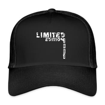 Limited Edition 2004 Geburtstag Jungen Mädchen - Casquette trucker  - noir/noir - Devant