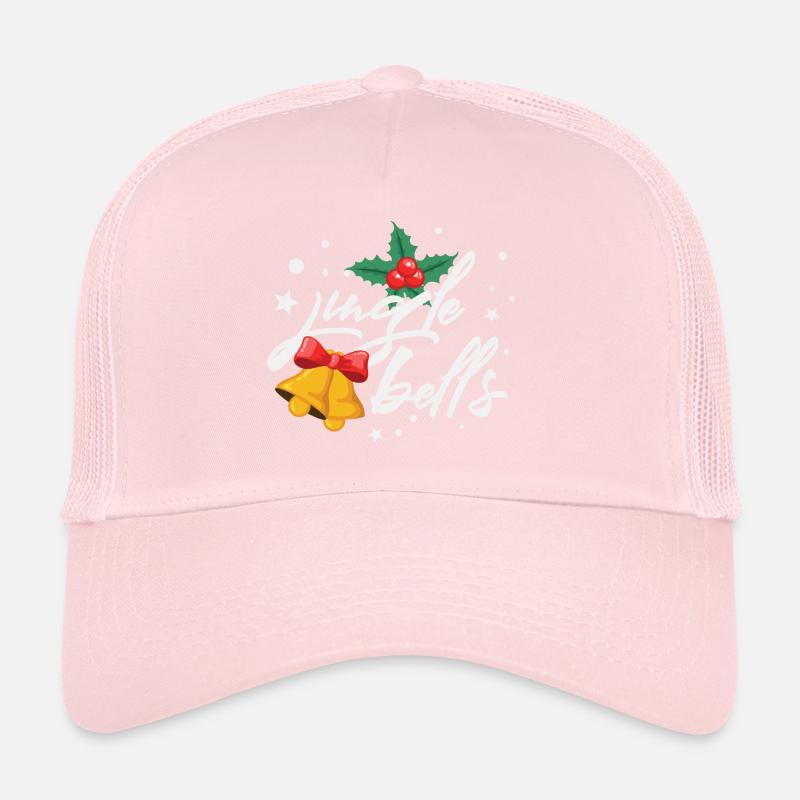 Jingle Bells Gui Cloches de Noël Casquette trucker 