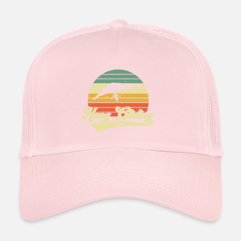 Hang Gliding Vintage Retro Hang Glider Trucker Cap
