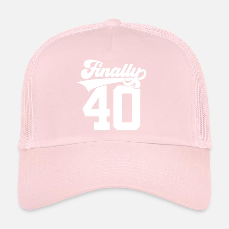 40. GEBURTSTAG FINALLY 40 ENDLICH 40 Trucker Cap