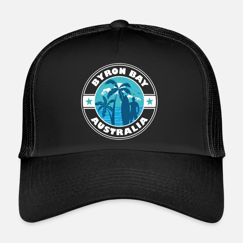 Byron Bay Australien Sommer Surf Design Trucker Cap