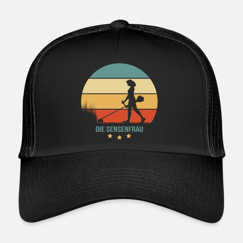 Die Sensenfrau - Motorsense Gras Sensen Garten Trucker Cap