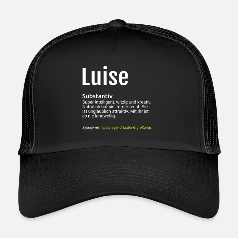 Luise Name Definition Trucker Cap