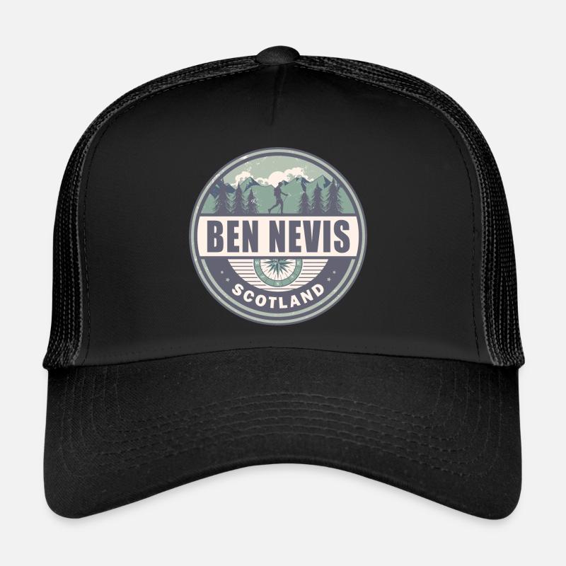Ben Nevis Ecosse Grampian Mountains Randonnée Casquette trucker