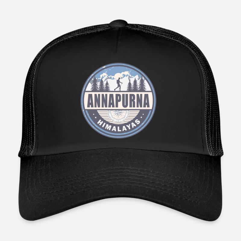 Annapurna Himalaya Nepal Vintage Wanderdesign Trucker Cap