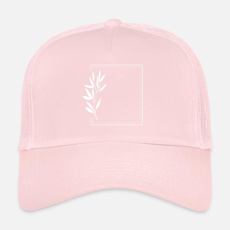 Stroke frame with sheet decoration gift Trucker Cap