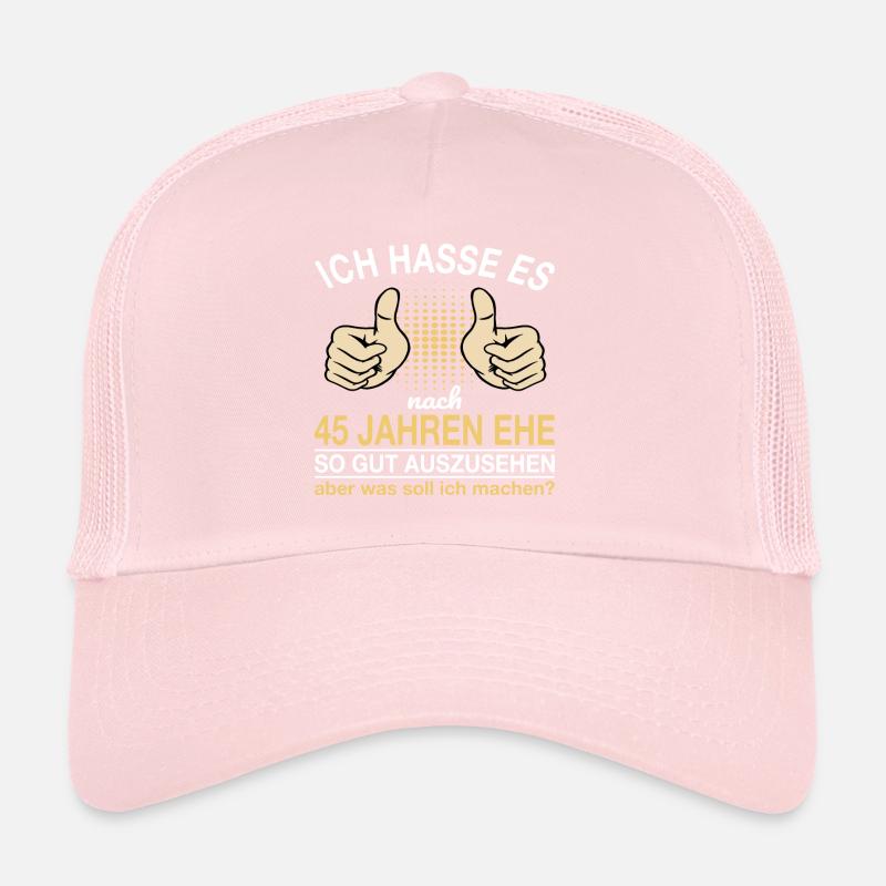 45 Hochzeitstag Messinghochzeit Geschenk Trucker Cap