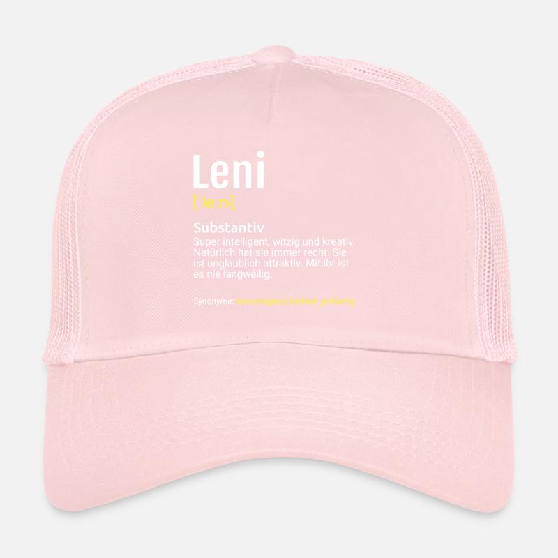Leni Name Definition Trucker Cap