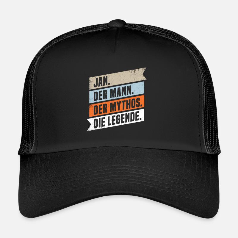 Jan Der Mann Der Mythos Die Legende Trucker Cap