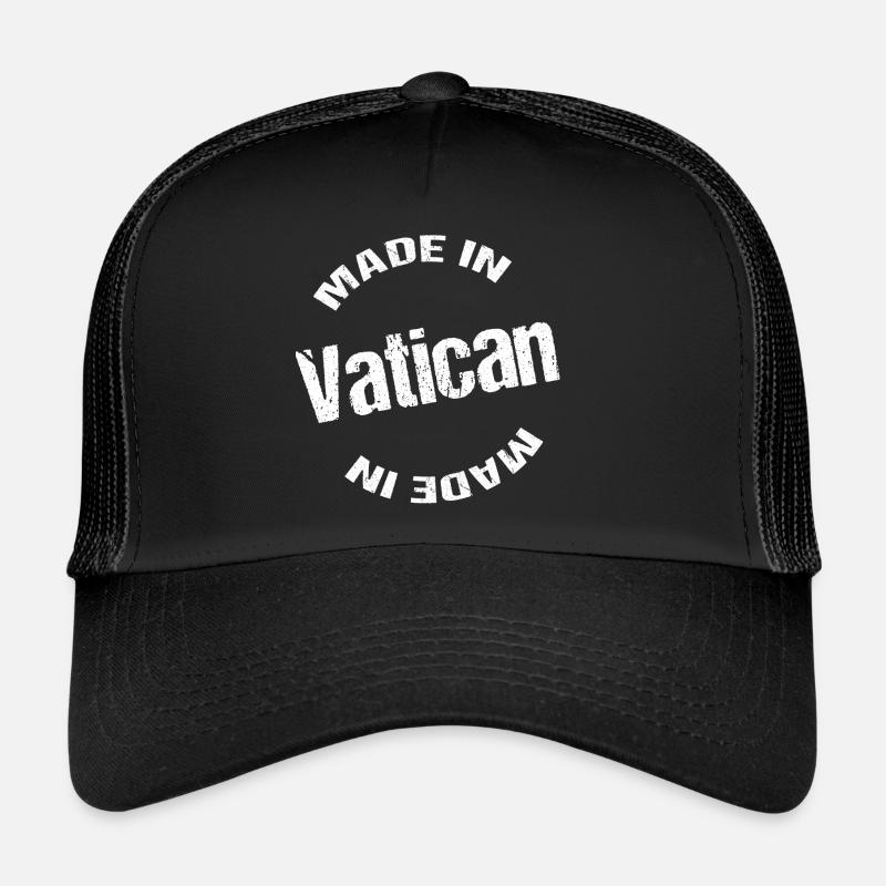 Made in White Vatican - Trucker Cap - black/black