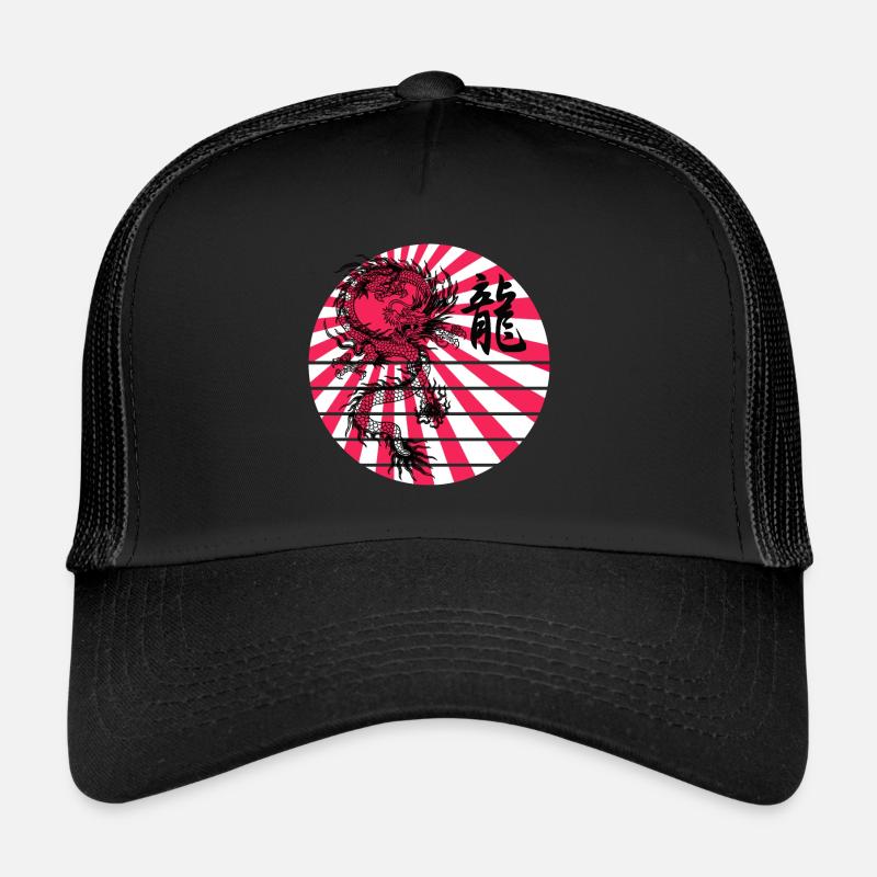 Dragon ryu - Trucker Cap - black/black