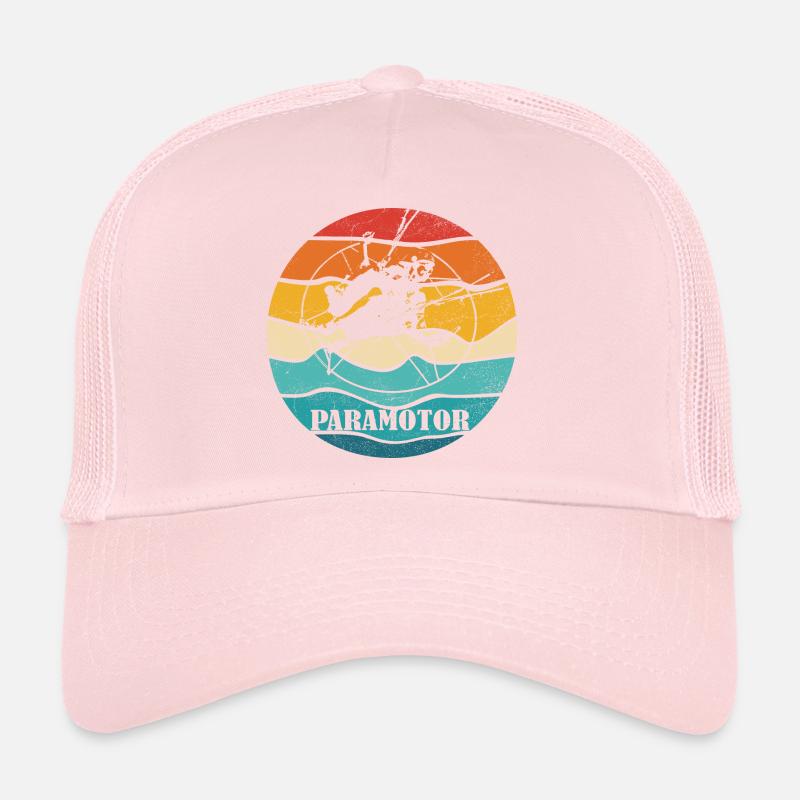 Paraglier rétro paramoteur couleur Casquette trucker 