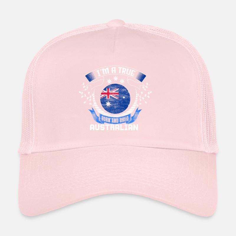 Australia Kangaroo Continent Gift Trucker Cap