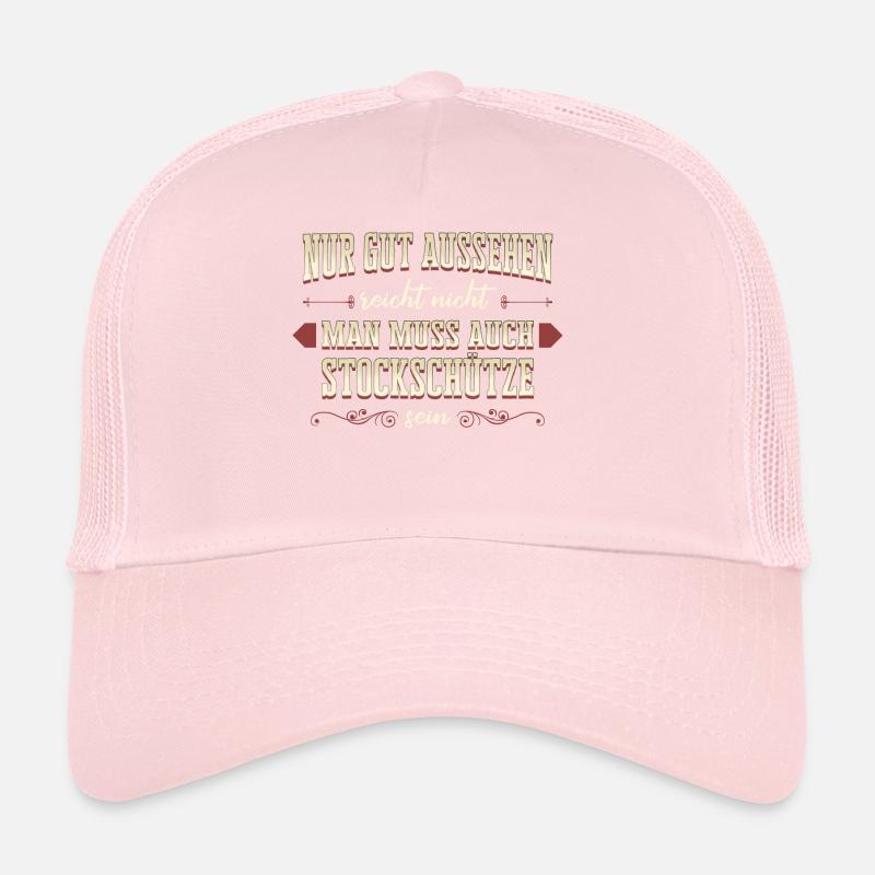 Stockschießen Eisstockschießen Eisstock Spruch Trucker Cap