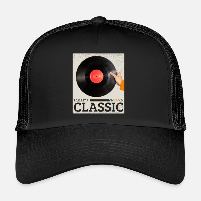 I Call It A Classic Vinyl Retro Musik Schallplatte Trucker Cap