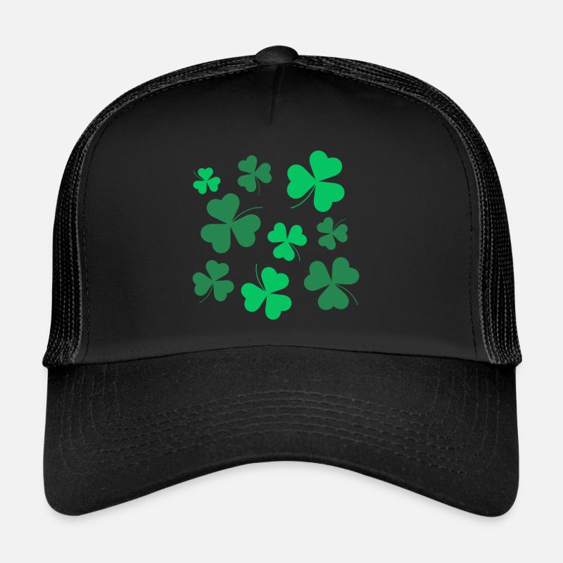 Kleeblatt, Kleeblatt, Irisch, Frühling, St. Patrick's Day Trucker Cap