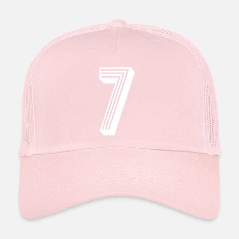 7 years number jersey 7 t-shirt 7 Trucker Cap