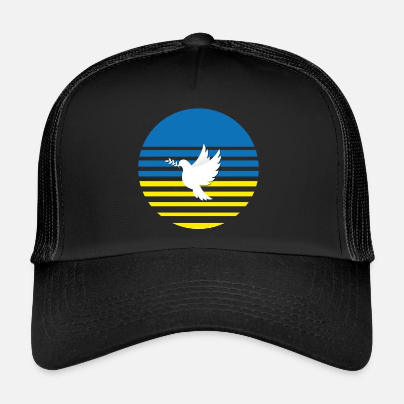 Make Peace No War Ukraine Frieden Taube Trucker Cap